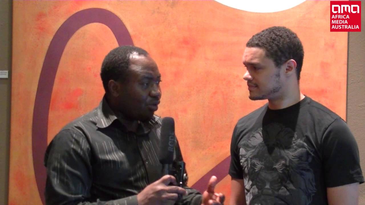 Trevor Noah with Clyde Sharady in Melbourne