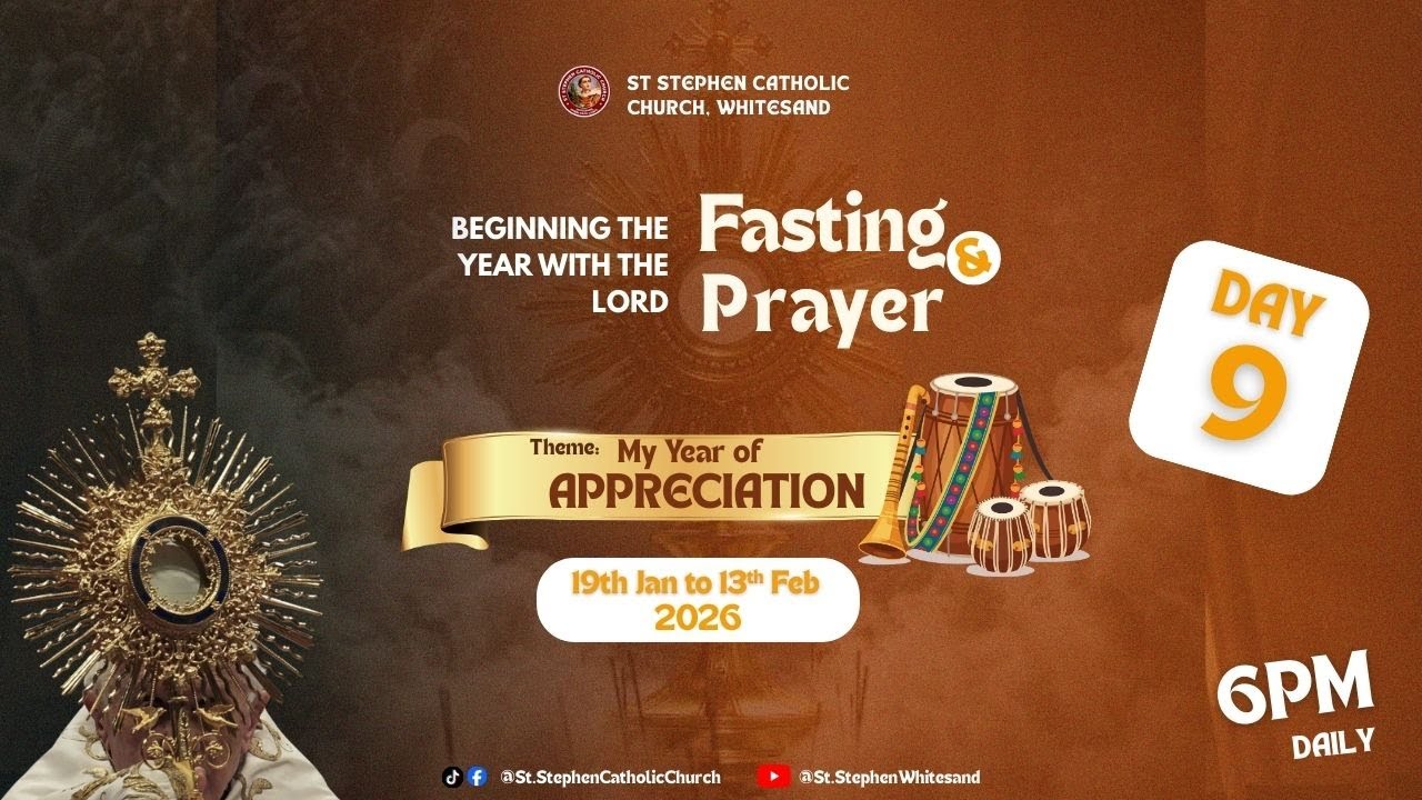 NEW YEAR PRAYERS & CATHOLIC MASS OF THE DAY 27-01-2026 @ St. Stephen Catholic Church, Whitesand
