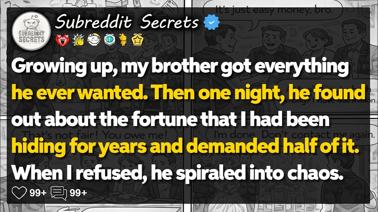 Growing up, my brother got everything he ever wanted. Then one night… Reddit Family Stories