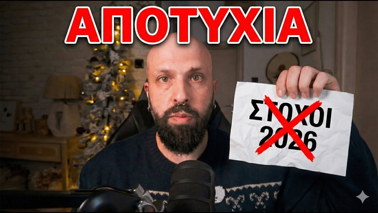 Γιατί θα ΑΠΟΤΥΧΕΙΣ στους Στόχους του 2026 (Και πώς να το αλλάξεις)