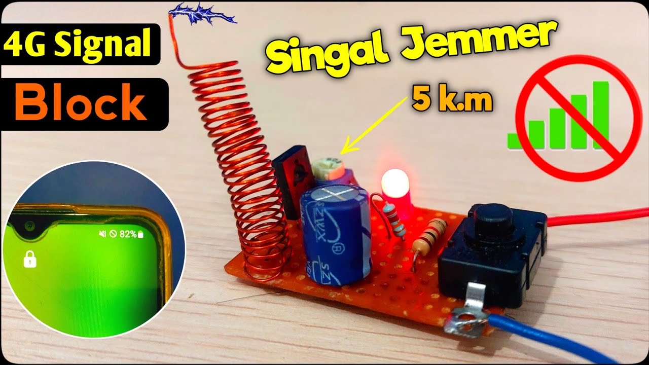 mobile signal Jammer 🚫 |how to make network jammer📵 | 4g network Jammer |network Jammer kaise banaye