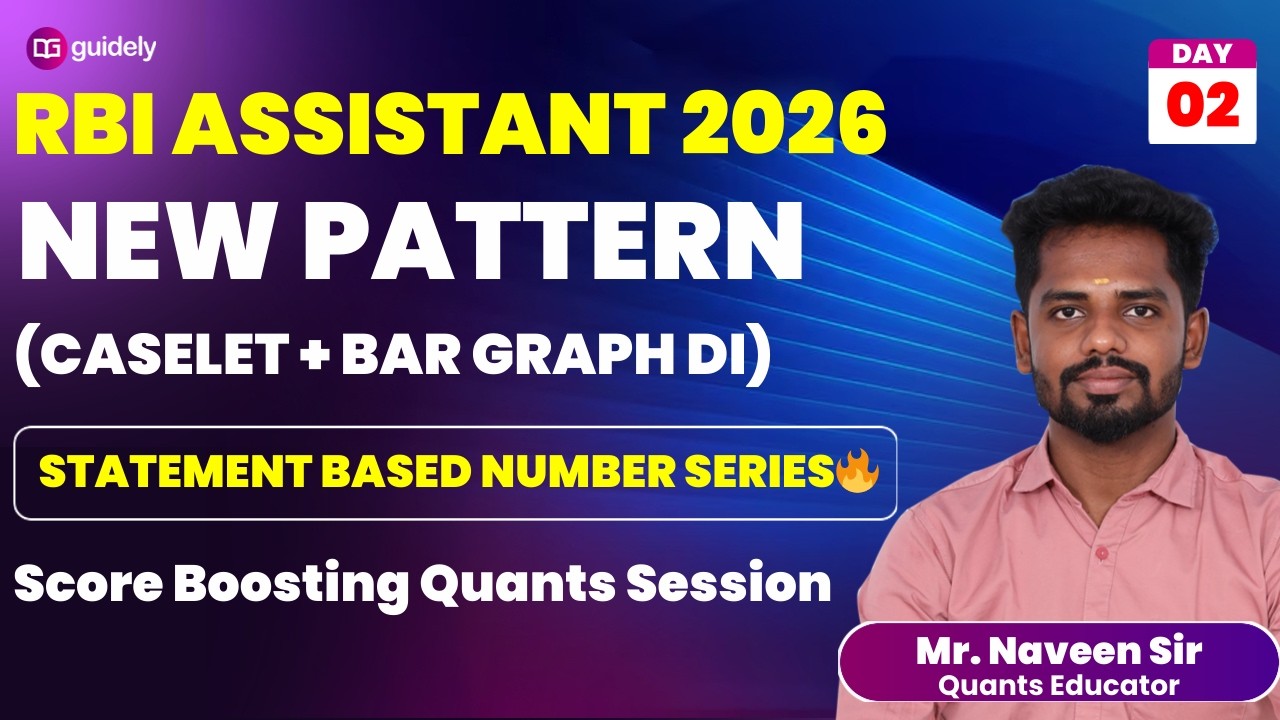 🔥Quants for SBI & IBPS CLERK MAINS 2025 - Day -2 | EXACT LEVEL | Mr. Naveen #sbiclerk #ibpsclerk