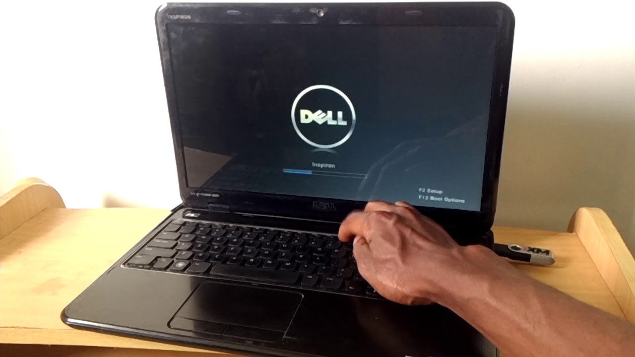 Как включить опцию загрузки с USB на Dell Inspiron