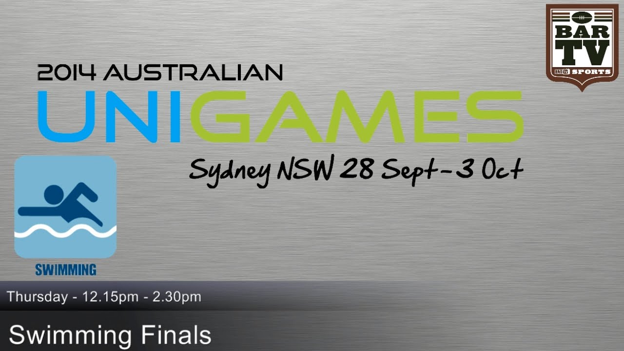 AUG14 Swimming Finals Thursday 3 October (live streaming replays)
