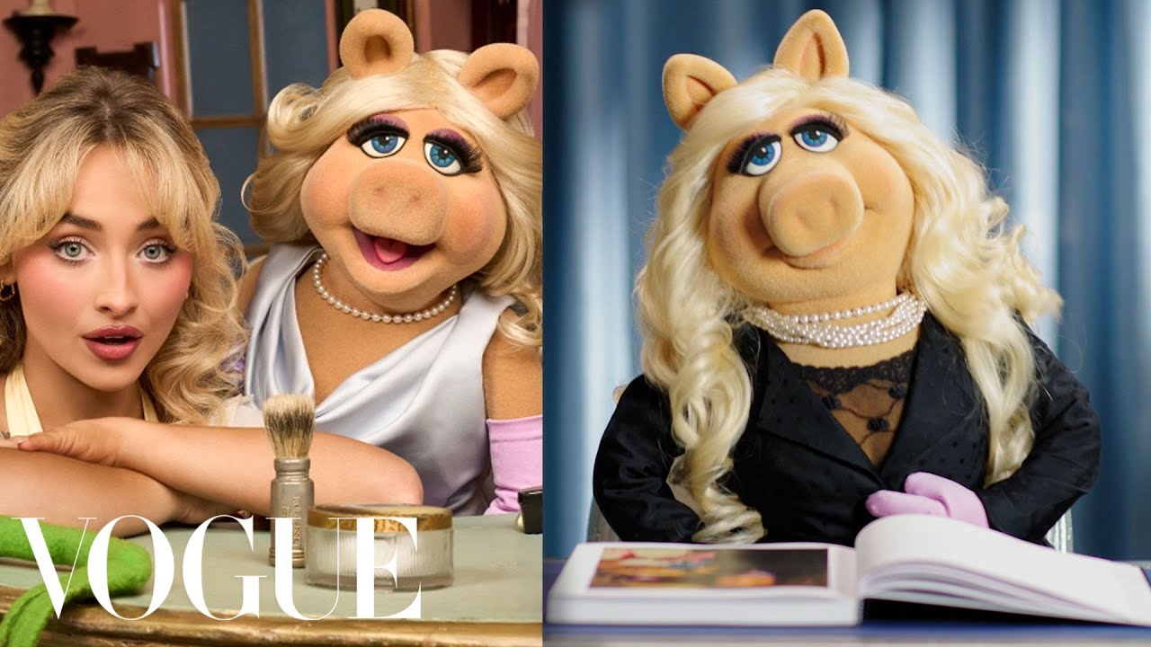 Miss Piggy Breaks Down 16 Looks, From 1979 to Now | Life in Looks | Vogue