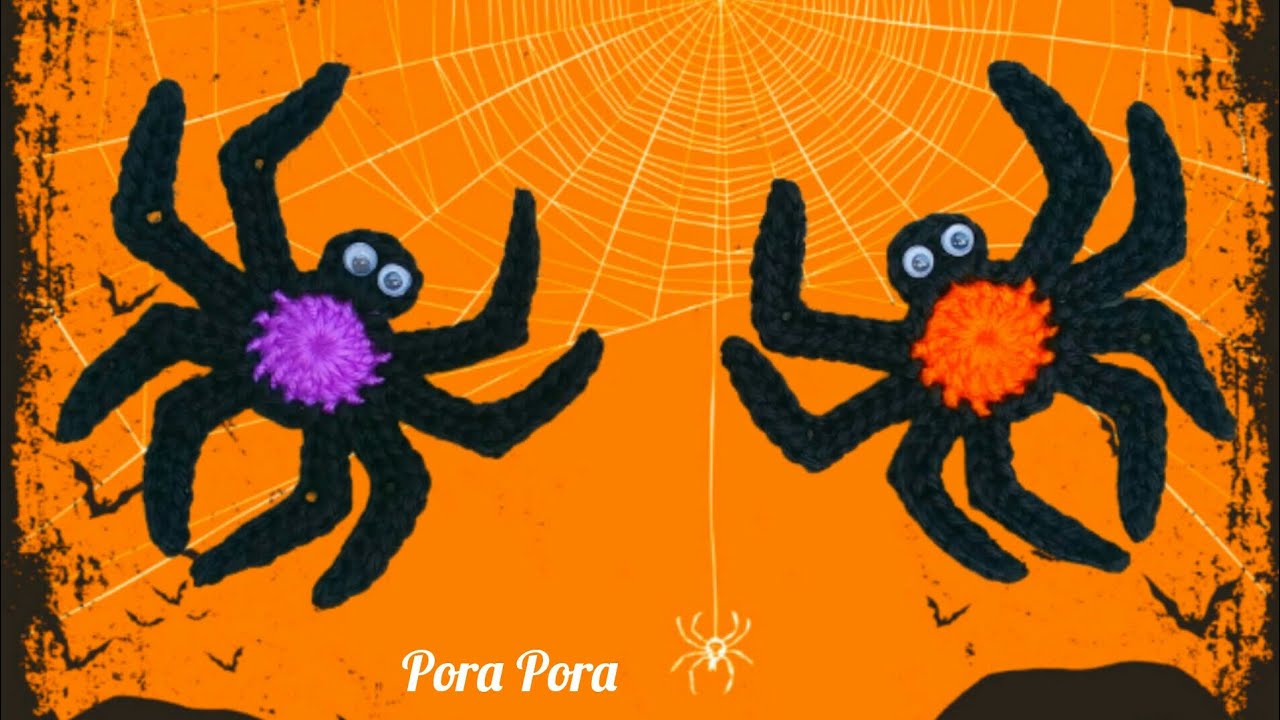 Crochet Spider I Halloween Crochet I Crochet Halloween Decorations