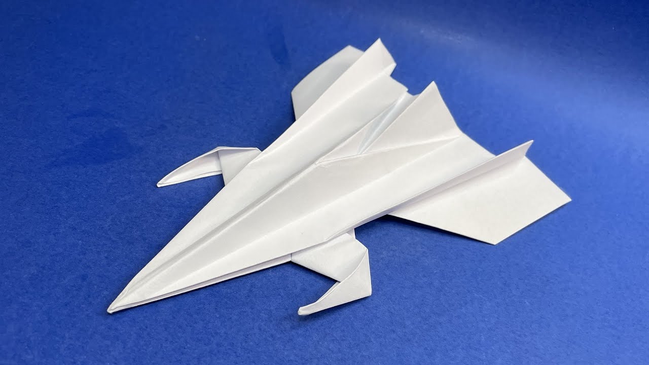 Avión de Origami | Cómo hacer un Avión de Papel | Interceptor de naves espaciales de papel