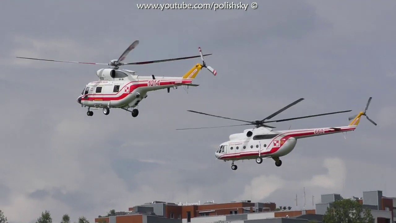 16.08.2019 - Lotnisko EPKM Muchowiec MI-8, W-3 A Sokół 