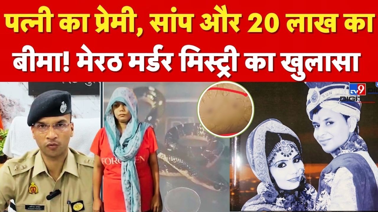 Meerut Snake Murder Case : पत्नी का प्रेमी, सांप और 20 लाख का बीमा! मेरठ मर्डर मिस्ट्री का खुलासा