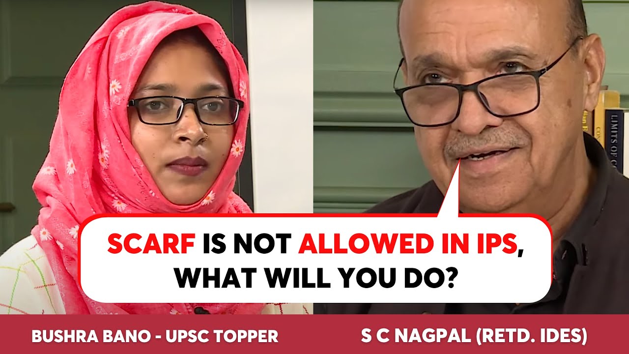 UPSC IAS Interview | Bushra Bano IAS Interview | Will you change your attire for service ?