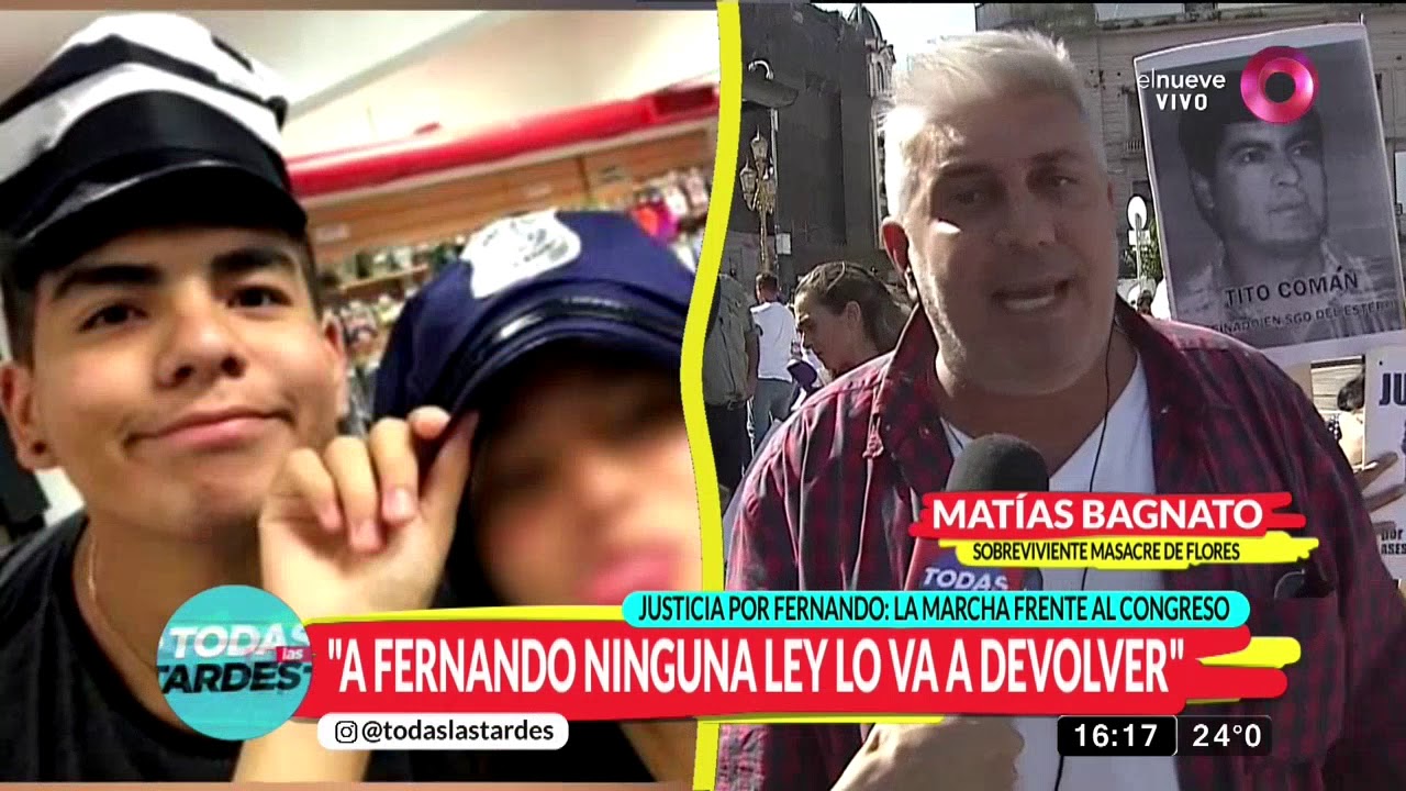 Justicia por Fernando: La marcha frente al Congreso - Parte 2