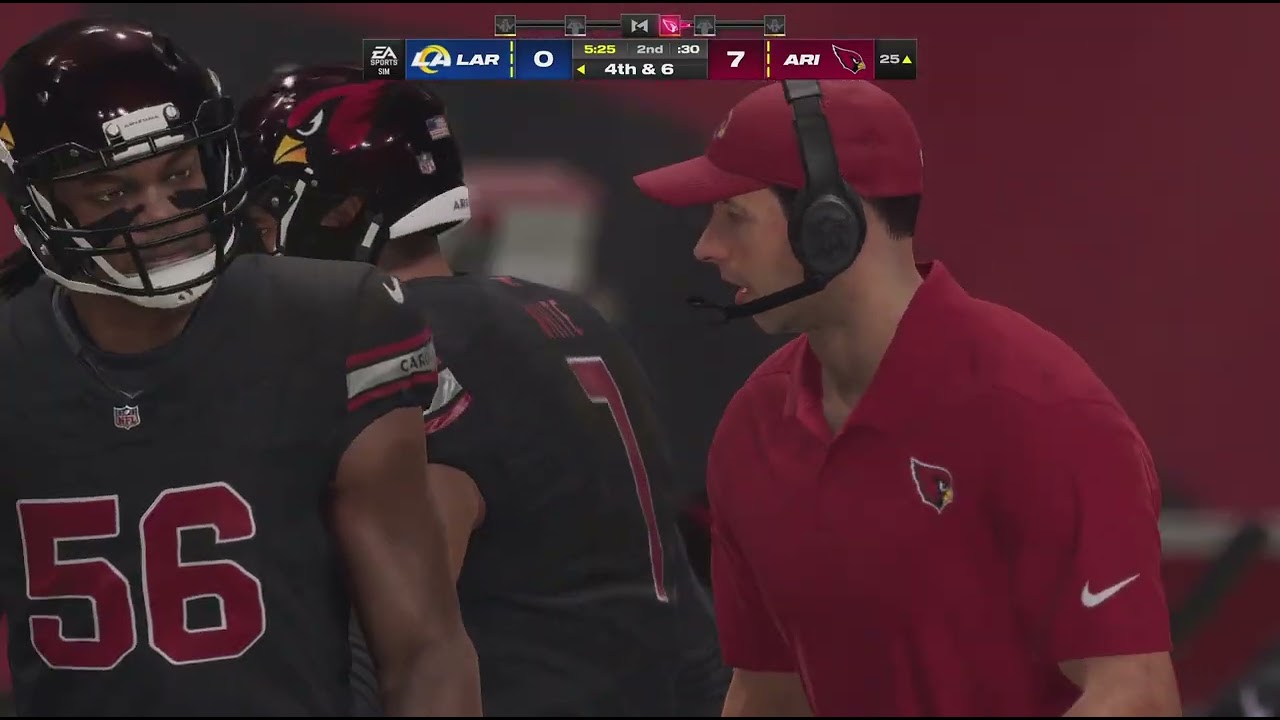 Rams vs Cardinals Madden 24 Gameplay