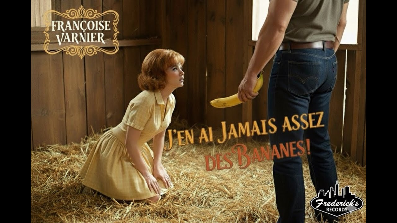 Françoise Varnier  - J'en ai jamais assez des bananes ! (années 60 - Humour) video clip interdit