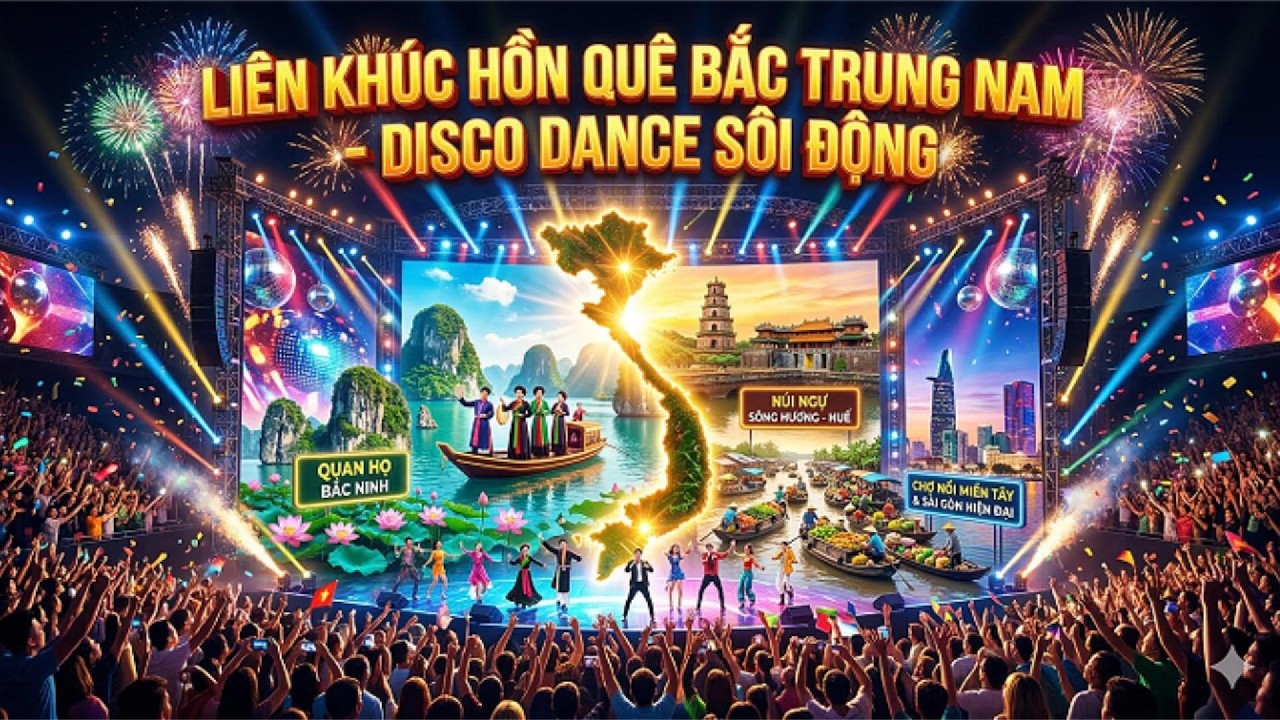 LIÊN KHÚC DISCO - HỒN QUÊ BẮC TRUNG NAM,#giaitriamnhac ,#amthucgiadinh,#cuocsonggiadinh
