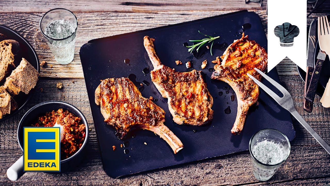 Spanisches Kotelett mit Kartoffelsalat Rezept | Herzhaftes vom Grill | EDEKA