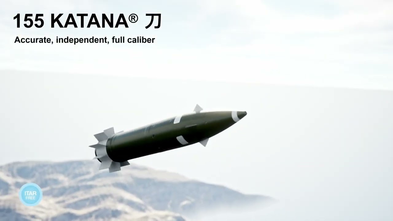 Nexter - Munition guid&eacute;e de 155 mm KATANA