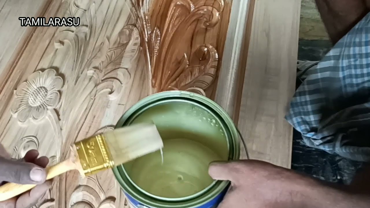 Sanding Sealer Mixing And Apply || Royal Wood Polish Work