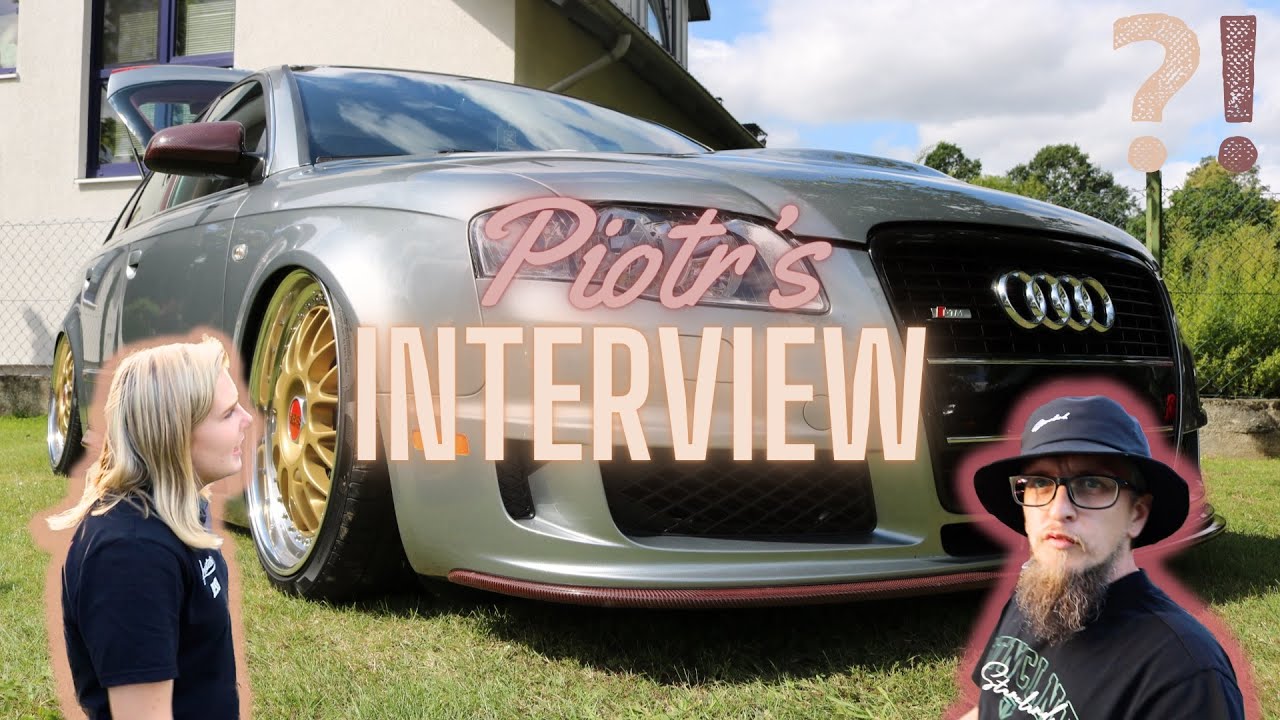 Piotr und sein A4 B7-DTM Umbau😁#tiefimgarten INTERVIEW-VERLOSUNG #5