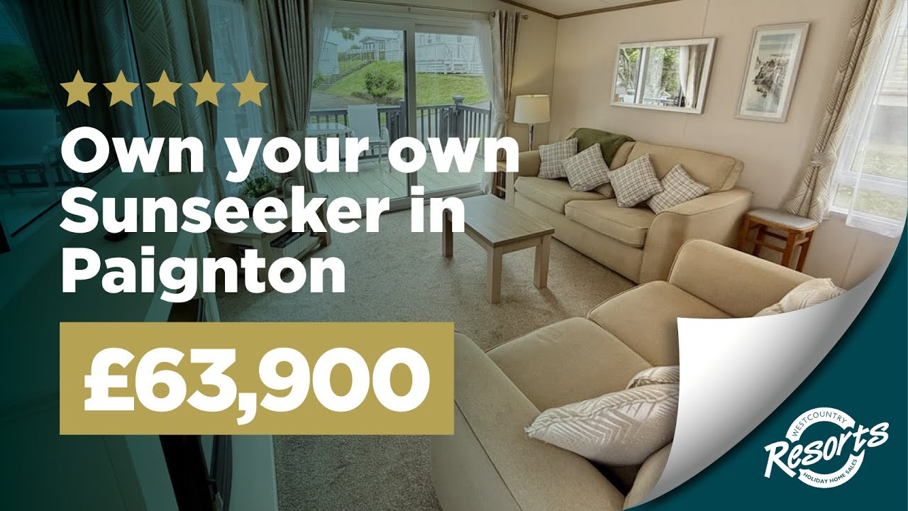 Sunseeker Supreme luxury holiday home for sale at Hoburne Devon Bay, Paignton, English Riviera