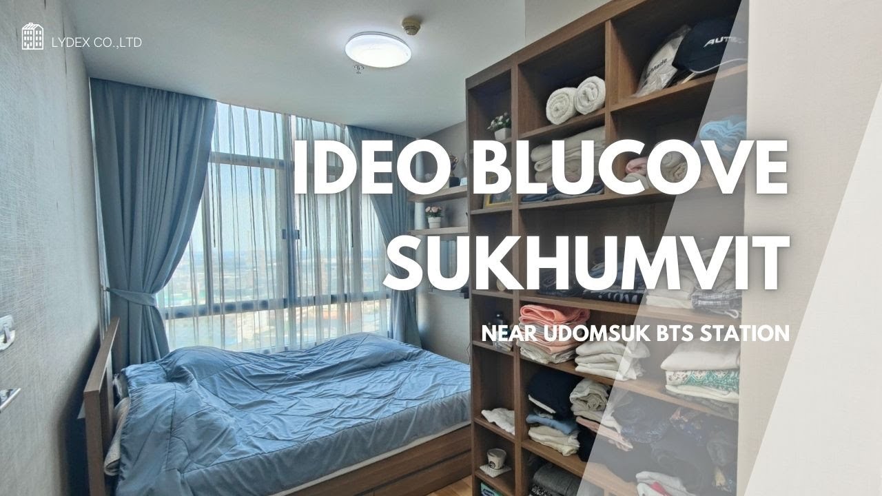 For SALE : IDEO Blucove Sukhumvit (2.55MB) 1bedroom type, 14th floor 32.70 sqm., near BTS Udomsuk