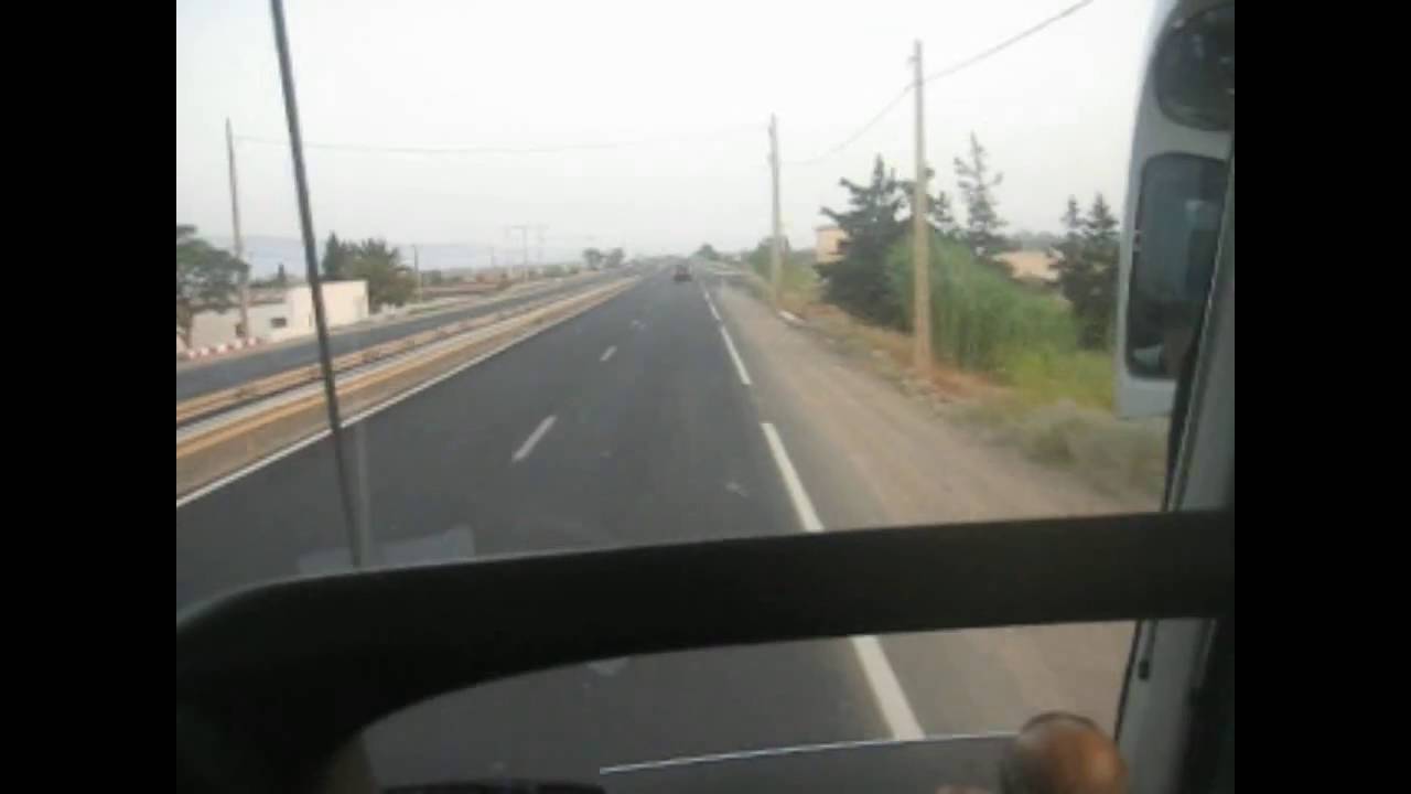 Sur la route de oujda a Berkane a bord CTM irizar I6 B430R