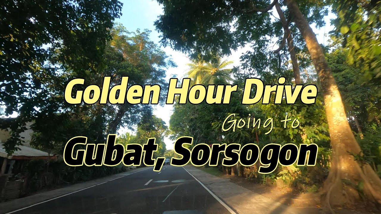 Golden Hour Drive I Gubat, Sorsogon #gubatsorsogon #sorsogon #bicol #roadtrip #travel