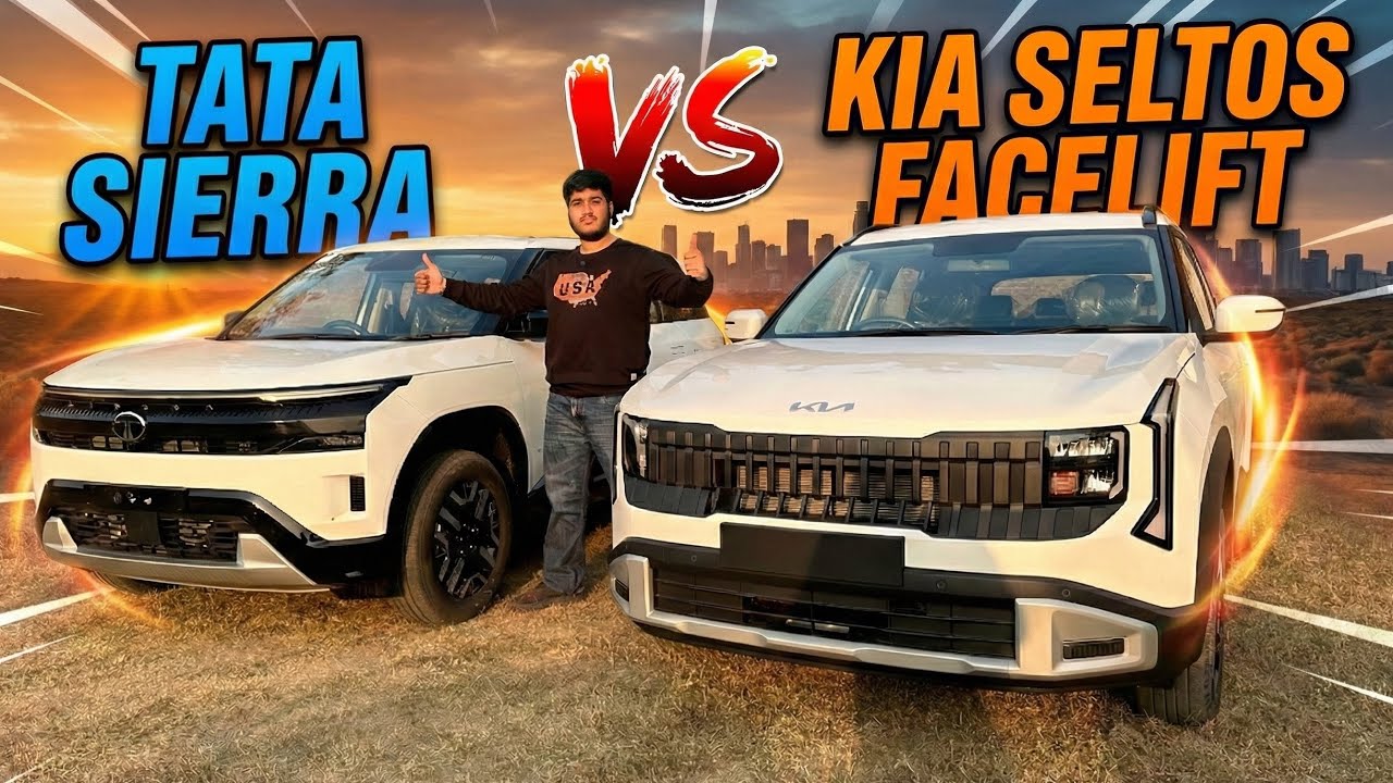 Tata Sierra vs Kia Seltos Facelift: Asli King Kaun? 👑 | Detailed Comparison 2026
