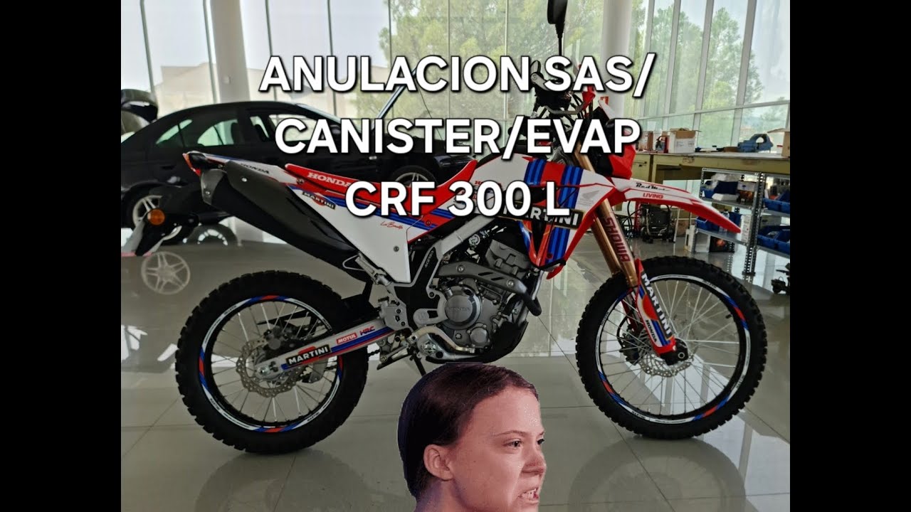 Anulación SAS/CANISTER/EVAP HONDA CRF 300L