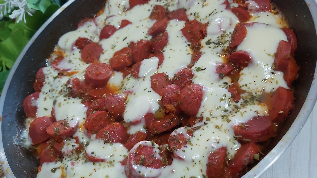 5DAKİKADA Yapın Lezzetine Hayran Bırakın😋Domates Soslu Kahvaltılık Sosis Mutfağımdaki Tadlar l Tarif