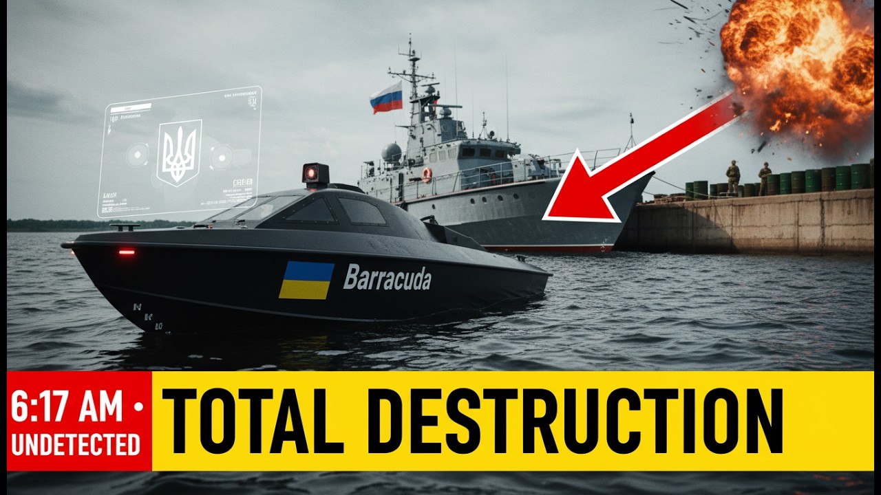 Barracuda Drone vs Russian Base: The 6:17 AM Surprise Attack