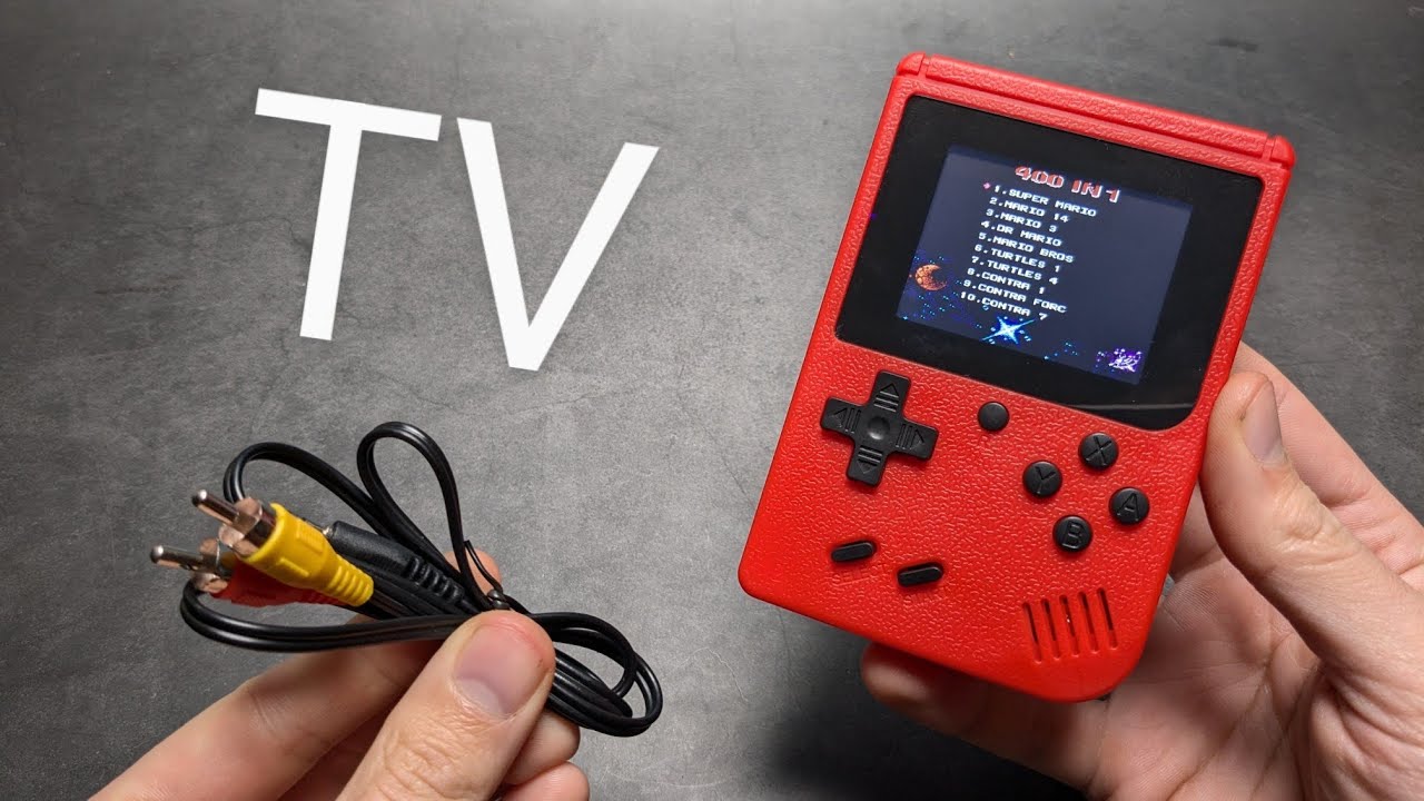Can Your Connect Mini Portable Gaming Console to TV?  (Retro Game Box SUP 400 or 500 Games)