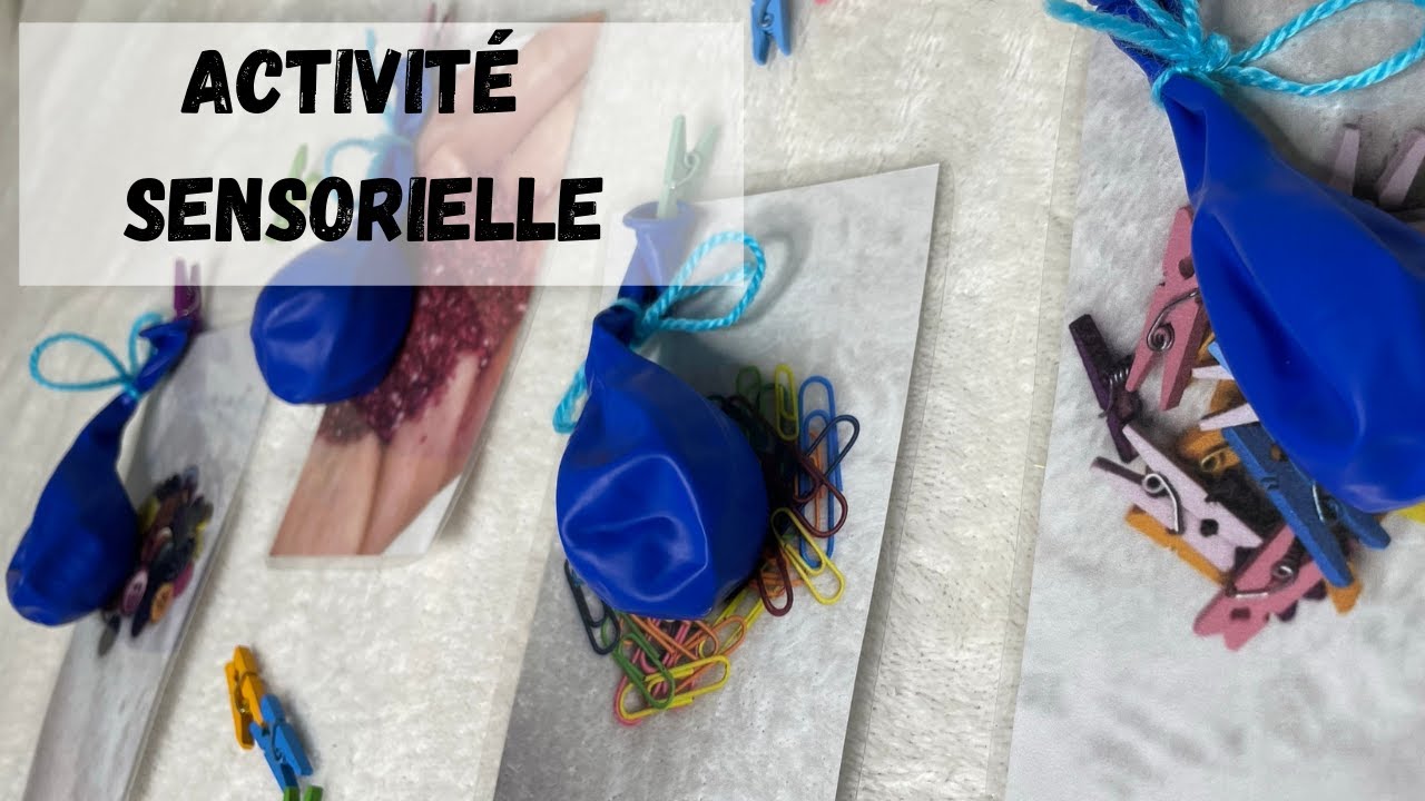 Activité sensorielle - Ballons sensoriels - Activité enfants