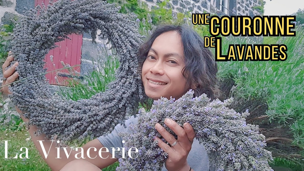 LAVANDE | Créer une couronne de lavandes, lavandes séchées 