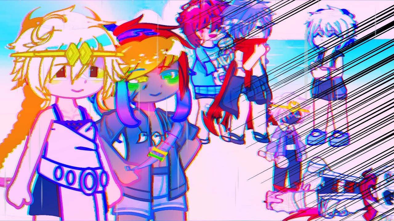 || Sans au Beach day || [short] undertale au skit (star sanses x bad guys + afterdeath)