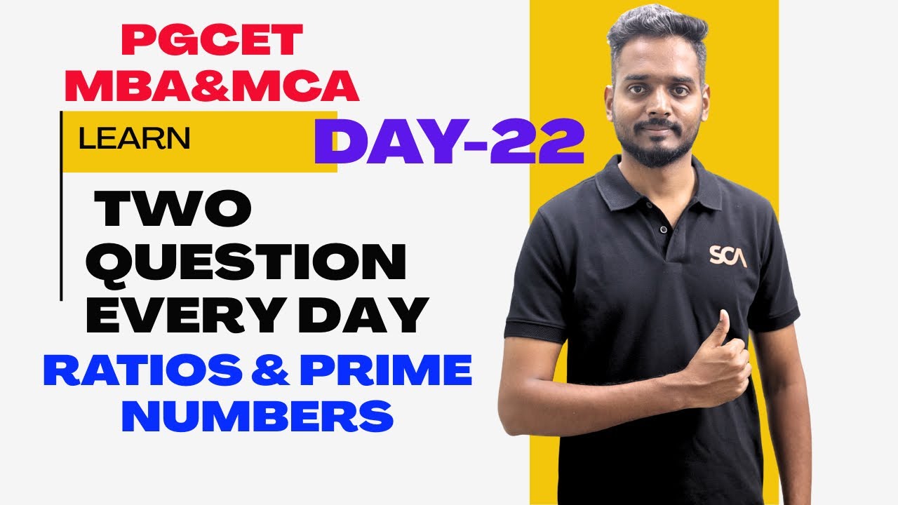 PGCET-MBA&MCA Important Questions| Quantitative Analysis | #pgcet2026 #pgcetmba 