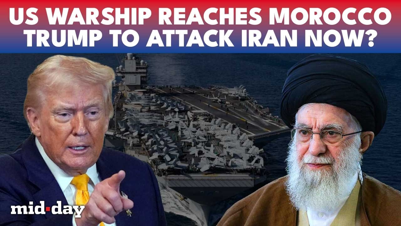 USS Ford Beacon ACTIVATED, America’s LARGEST Warship Moves Past Morocco Amid US-Iran War Fears