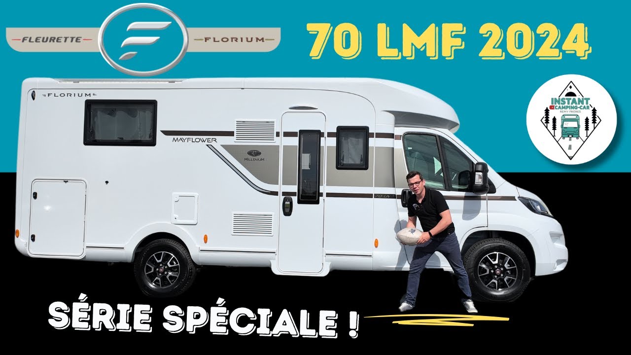 SUR PARC à RUFFEC ( 16 ) : Présentation FLORIUM 70 LMF 2024 Édition limitée *Instant Camping-Car*