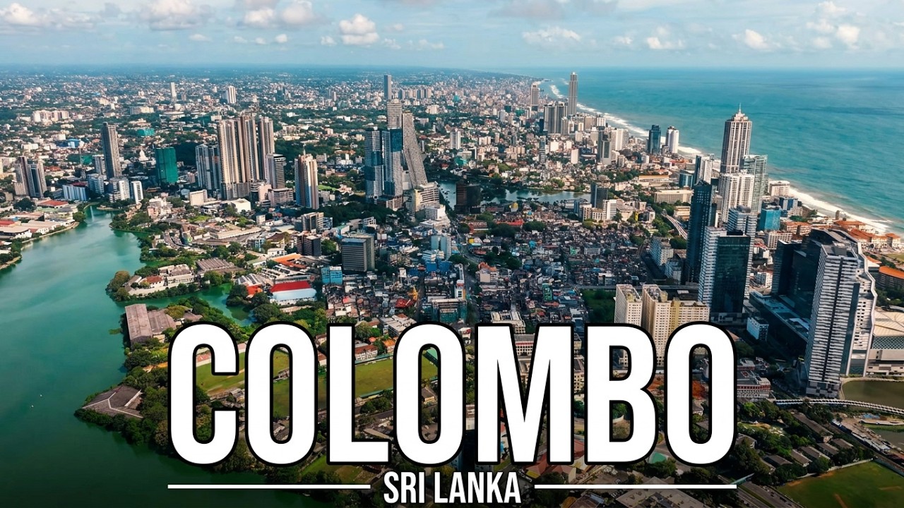 Colombo aerial view / Srilanka | Drone footage