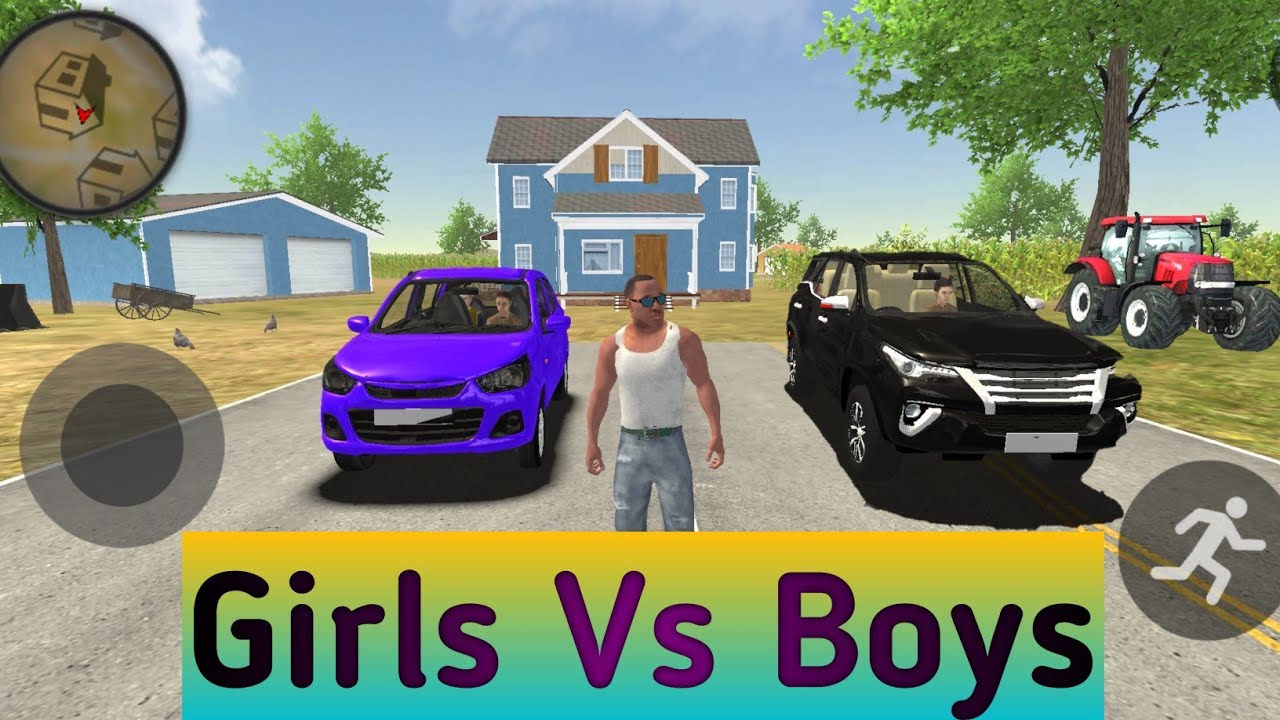 Girls Vs Boys | indian car simulator 3d | @Rohit Gaming Studio