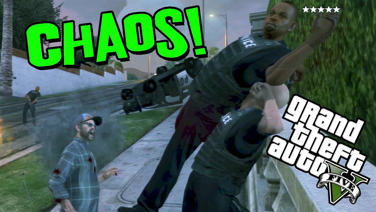GTA V - CHAOS (Messing w/ Cheat Codes)