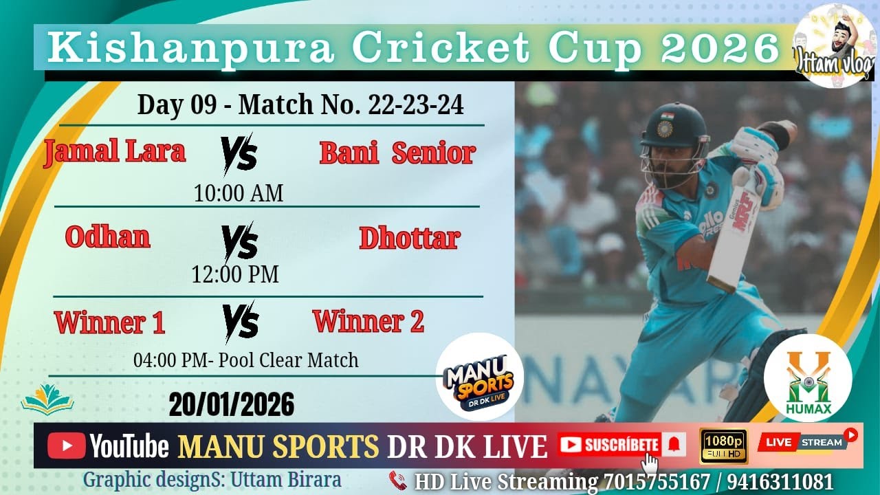 🟢#live🏏Jamal Lara 🆚Bani ||📍Kishanpura Cricket Cup 🏆2026 ||