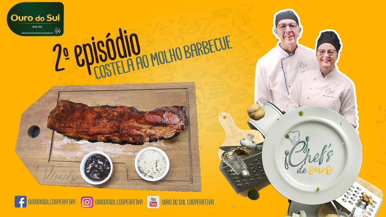 Chef's de Ouro  - Episódio 2 - Costela Suína ao molho de barbecue