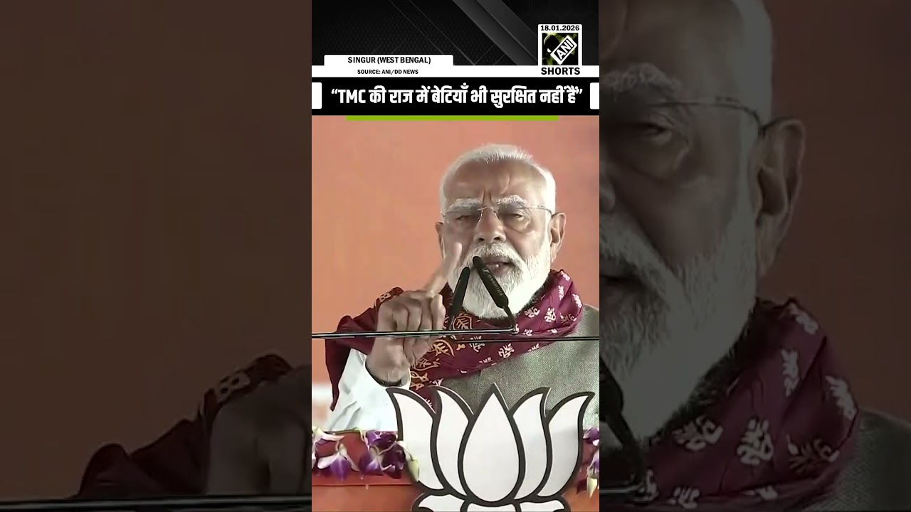 PM Modi attacks Mamata’s TMC govt over “women safety” in West Bengal
