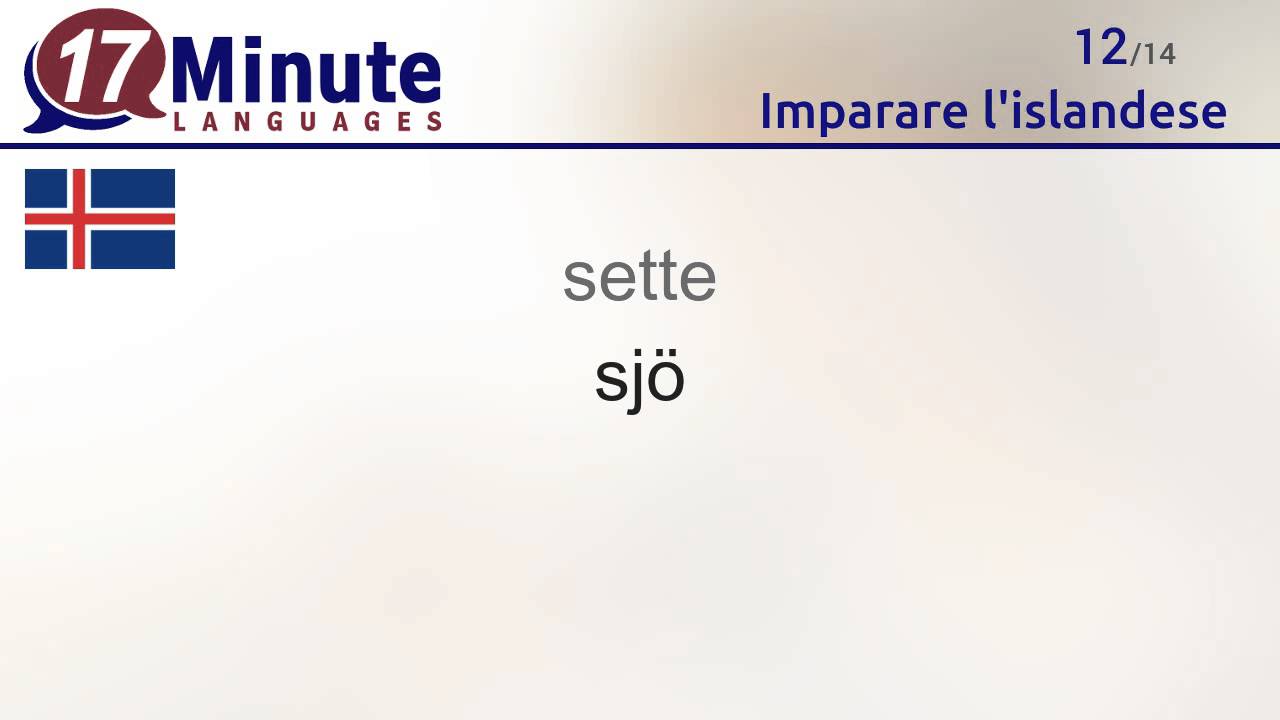 Imparare l'islandese (videocorsi di lingua gratuiti)