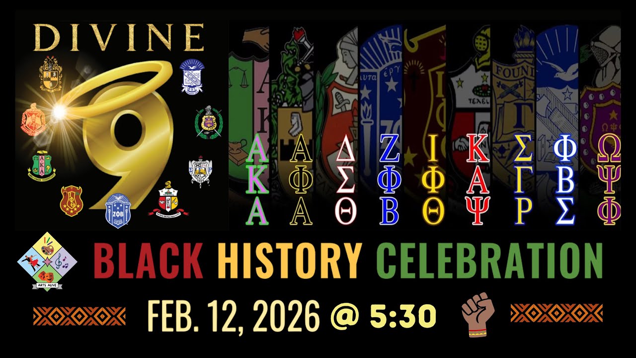 Divine 9: Black History Showcase - LIVE Performance 2/12/26
