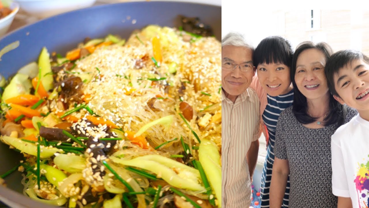 RECETTE DE MA MAMAN #12 | Wok de vermicelles aux légumes du potager familial