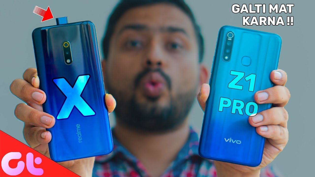 Vivo Z1Pro Vs Realme X Full Comparison | Galti Mat Karna | GT Hindi