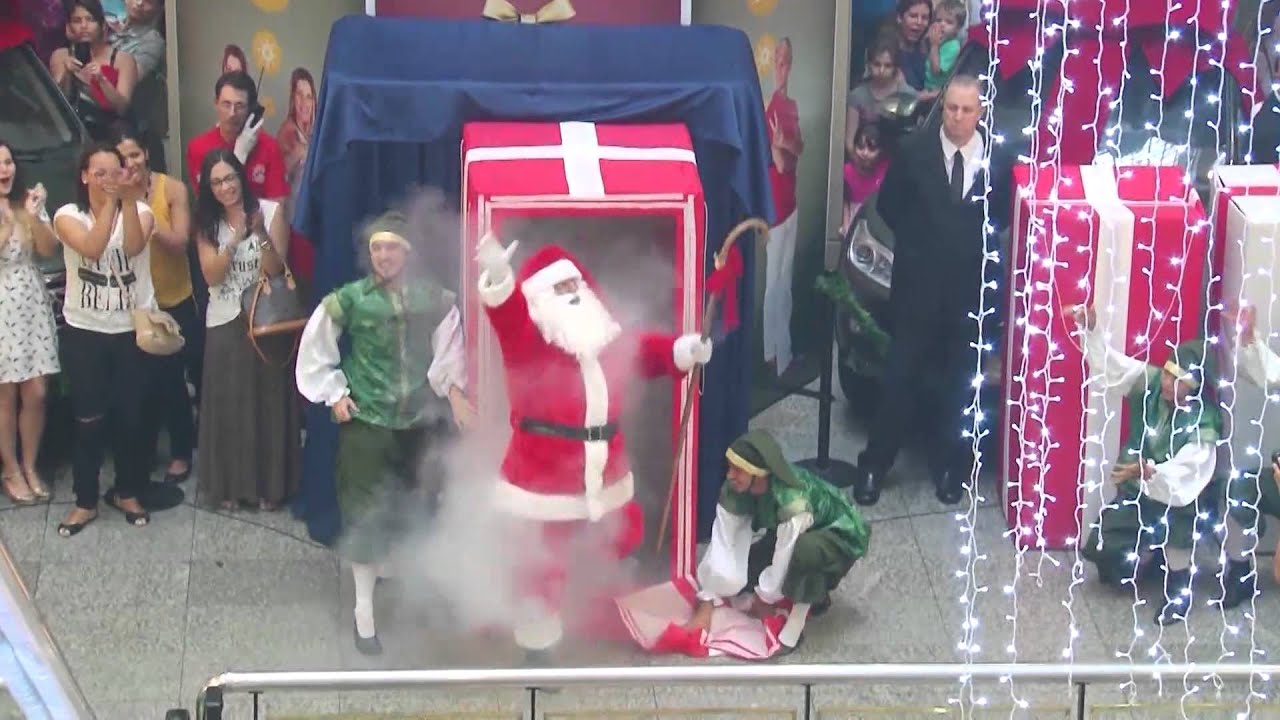 Chegada do Papai Noel no Miramar Shopping