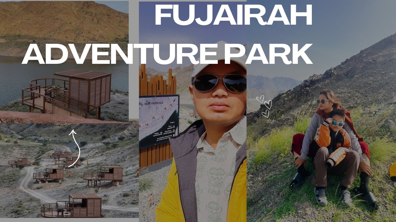 Visiting at Fujairah adventure park