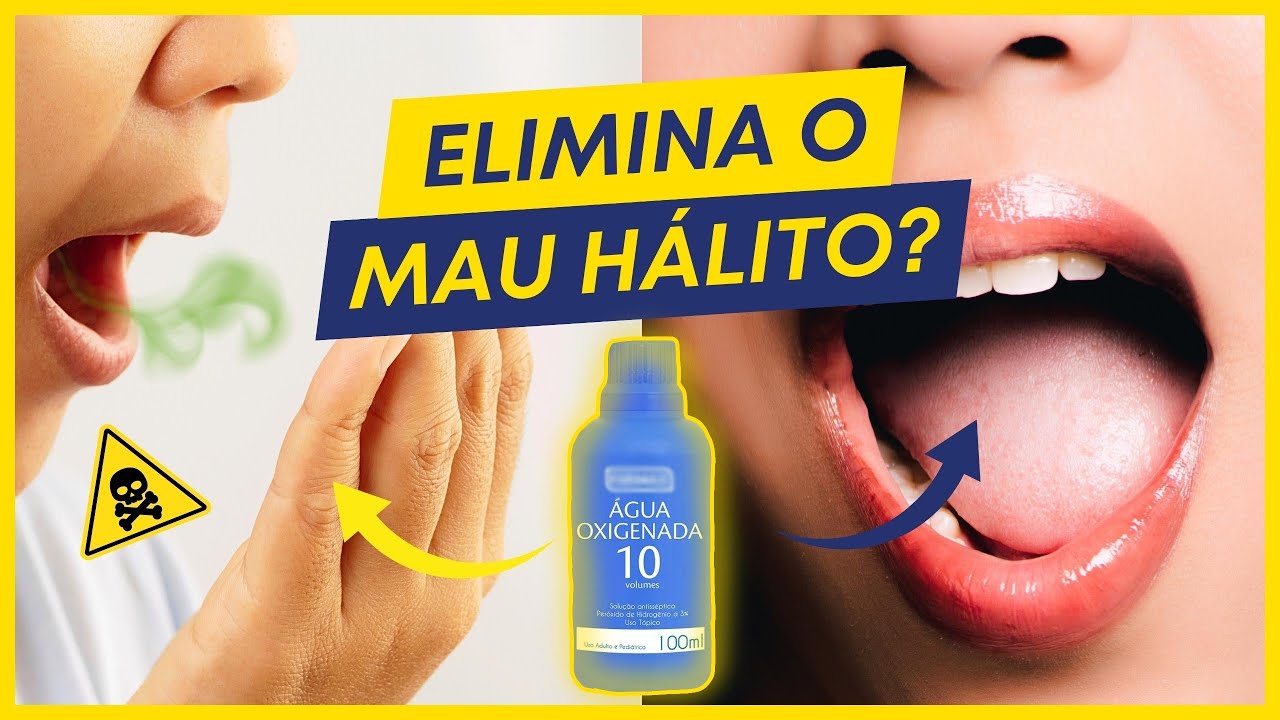 A VERDADE sobre ÁGUA OXIGENADA para COMBATE AO MAU HÁLITO.